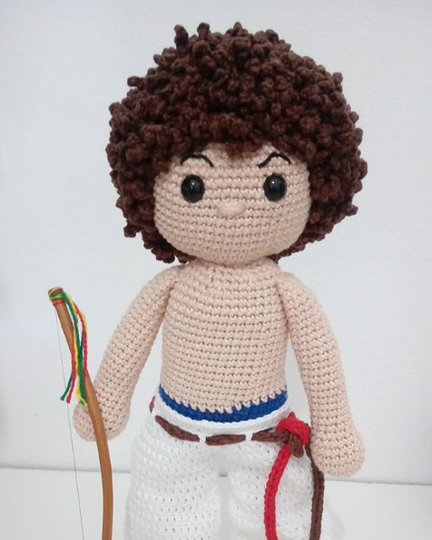 amigurumi capoeirista